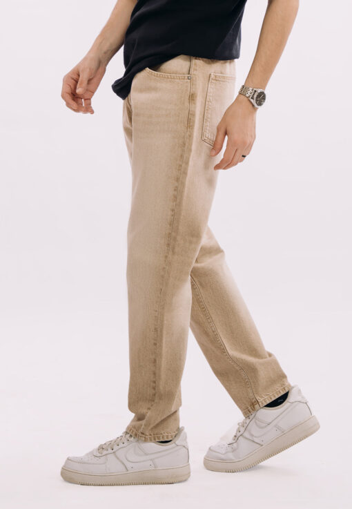 Slim Fit Sand Wash Jeans – Stylish & Comfortable - Image 3